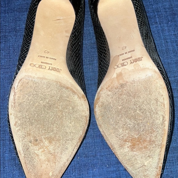 Jimmy Choo Snake Print Pumps - Picture 4 of 5